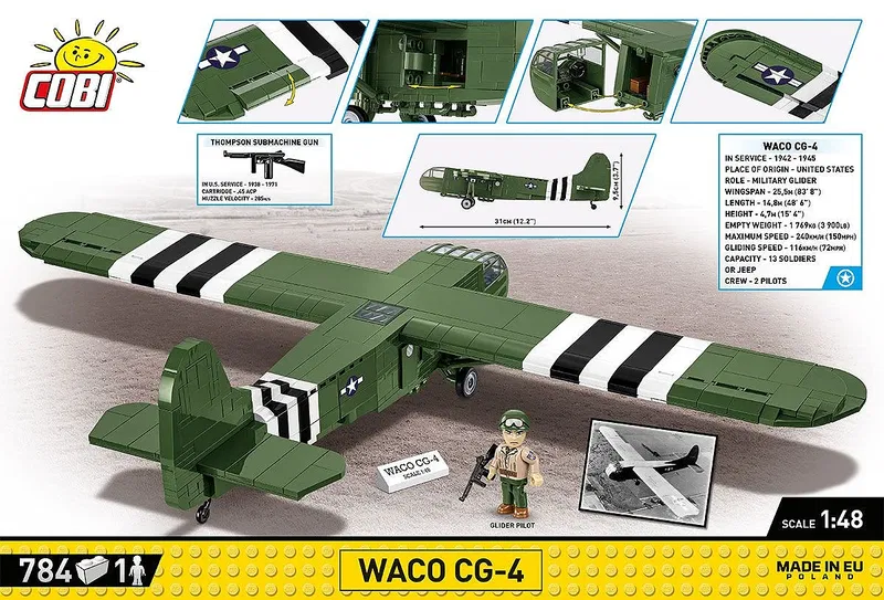 COBI-5755 Waco CG-4 - American D-Day Transport Aircraft