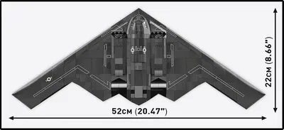 COBI-5916 Northrop B-2 Spirit Stealth Bomplan