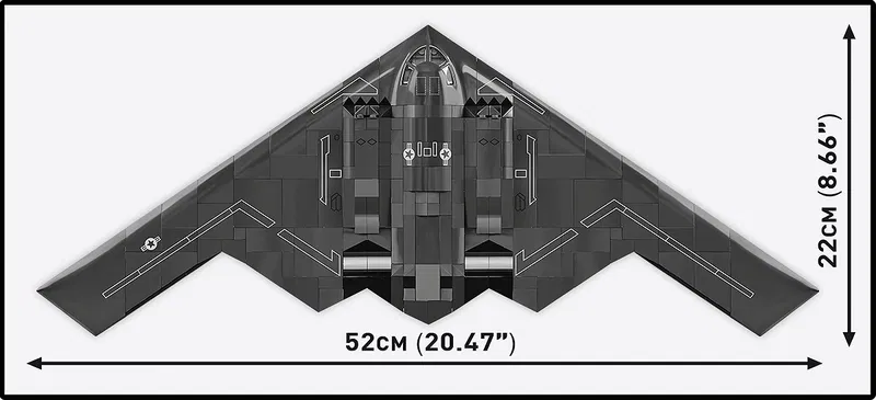 COBI-5916 Northrop B-2 Spirit Stealth Bomplan