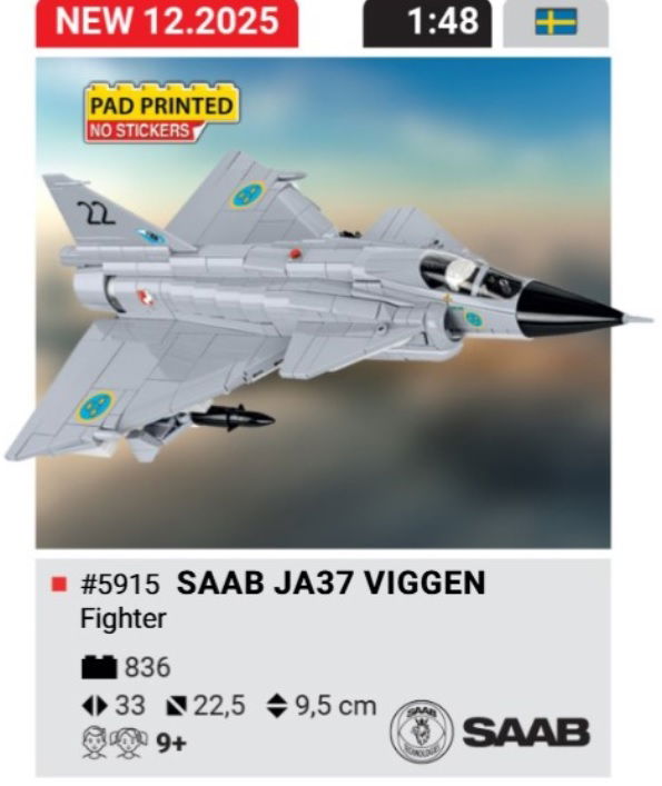 Cobi Saab AJ37 Viggen