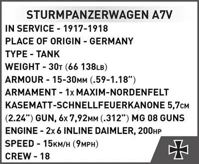 COBI-3094 Sturmpanzerwagen A7V