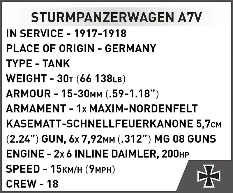 COBI-3094 Sturmpanzerwagen A7V
