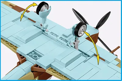 COBI-5764 Supermarine Spitfire Mk.IXe Flygplan