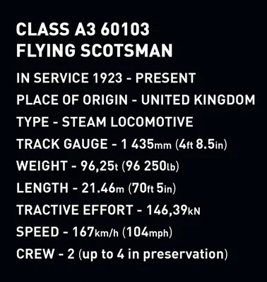 COBI-6292 Flying Scotsman - Brittiskt Ånglok