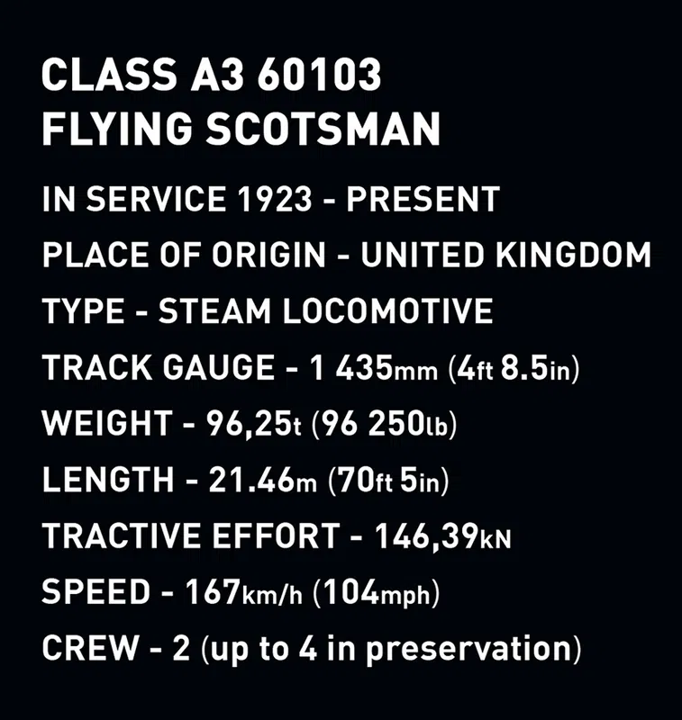 COBI-6292 Flying Scotsman - Brittiskt Ånglok
