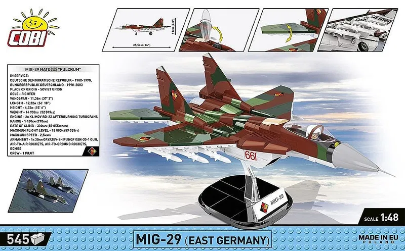 COBI-5851 MiG-29 (East Germany)