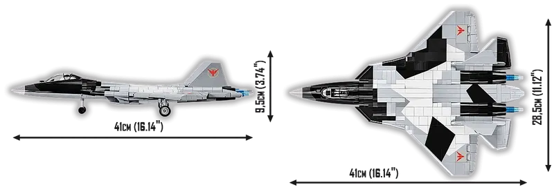 COBI-5921 Top Gun: Maverick - Su-57 Felon Stridsflygplan