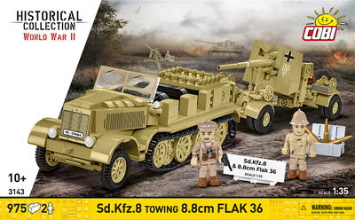 Legendariska tyska 88:an med terränggående bandvagn från Nordafrika under WWII