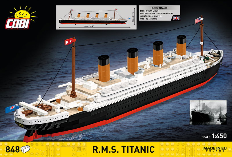 COBI-1688 R.M.S Titanic 1:450 Skala
