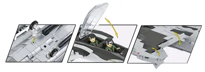 COBI-5900 Boeing F-15EX Eagle II Stridsflygplan