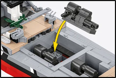 COBI-4860 Battleship Bismarck - 3204 st Byggblock