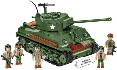 COBI-3118 Sherman M4A2E8(76)W "Easy Eight" - WW2 Stridsvagn