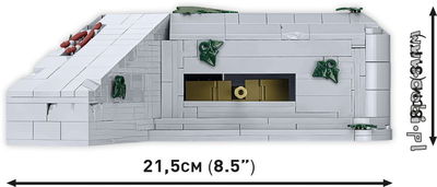 Cobi Tysk WWII Regelbau 667 bunker från Atlantvallen