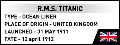 COBI-1688 R.M.S Titanic 1:450 Skala