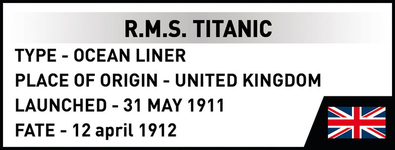 COBI-1688 R.M.S Titanic 1:450 Skala