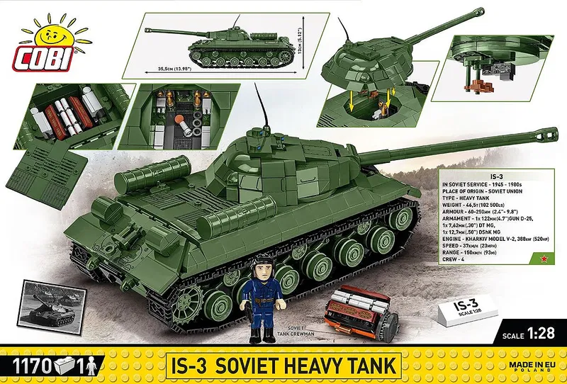 COBI-2590 IS-3 Sovjet Tung Stridsvagn