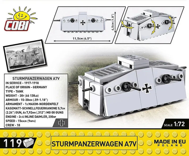 COBI-3094 Sturmpanzerwagen A7V