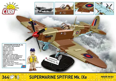 COBI-5764 Supermarine Spitfire Mk.IXe Flygplan