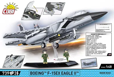 COBI-5900 Boeing F-15EX Eagle II Stridsflygplan