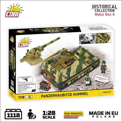 Cobi WWII Sd.Kfz.165 Panzerhaubitze HUMMEL skala 1:28