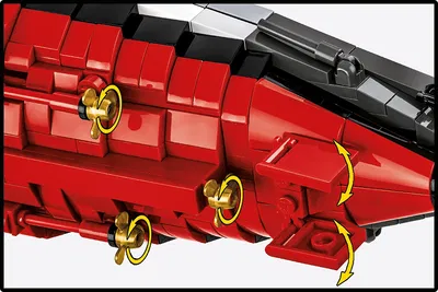 COBI-4860 Battleship Bismarck - 3204 st Byggblock