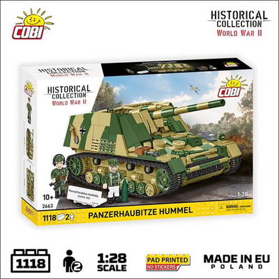 Cobi WWII Sd.Kfz.165 Panzerhaubitze HUMMEL skala 1:28