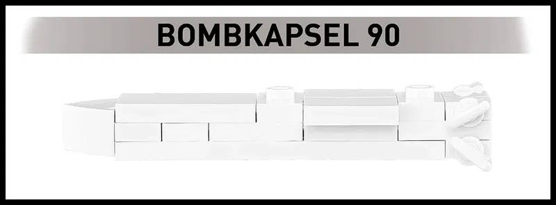 Cobi-5911 Saab AJS37 Viggen stridsflygplan med Tre kronor märkning - 910 byggblock