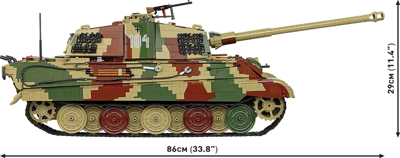 COBI-2808 Tiger II Königstiger Skala 1:12 COBI-2808 Tiger II Königstiger Skala 1:12