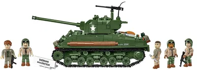 COBI-3118 Sherman M4A2E8(76)W "Easy Eight" - WW2 Stridsvagn