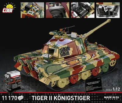 COBI-2808 Tiger II Königstiger Skala 1:12 COBI-2808 Tiger II Königstiger Skala 1:12