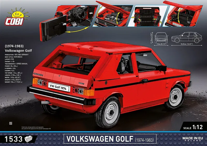 COBI-24359 Volkswagen Golf (1974-1983)