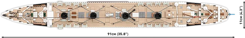 Cobi R.M.S.Titanic scale 1:300 - 3230 building blocks!