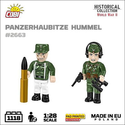 Cobi WWII Sd.Kfz.165 Panzerhaubitze HUMMEL skala 1:28
