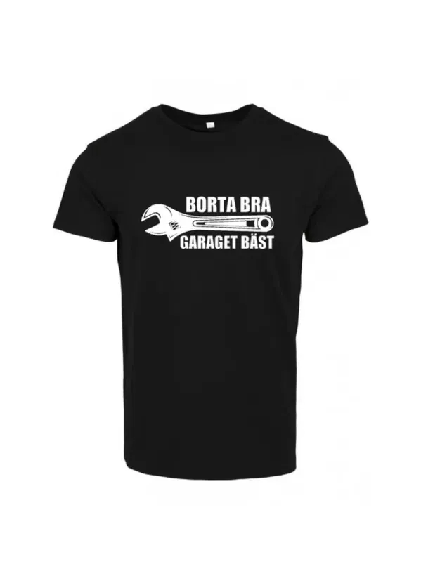 T-shirt Borta bra, garaget bäst