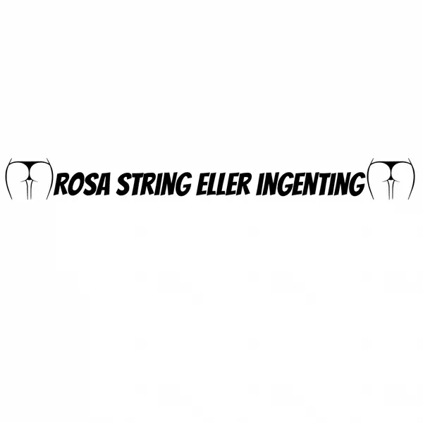 Dekal Rosa string eller ingenting