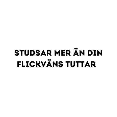 Dekal Studsar mer än din flickväns tuttar