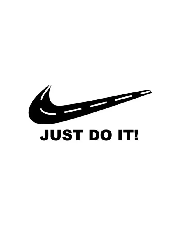 Dekal JUST DO IT!