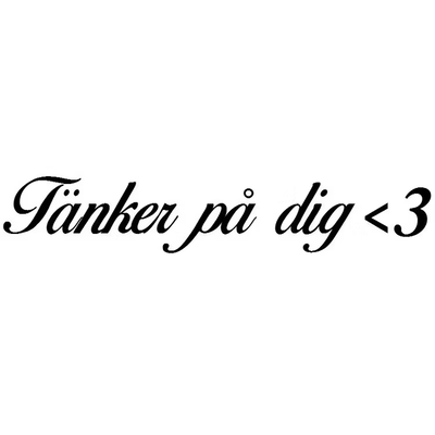 Dekal - Tänker på dig