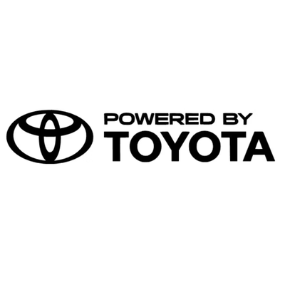 Dekal - POWERED BY TOYOTA