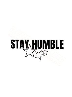 Dekal STAY HUMBLE