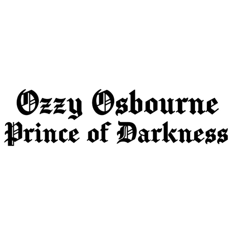 Dekal - Ozzy Osbourne Prince of Darkness
