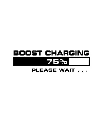Dekal BOOST CHARGING