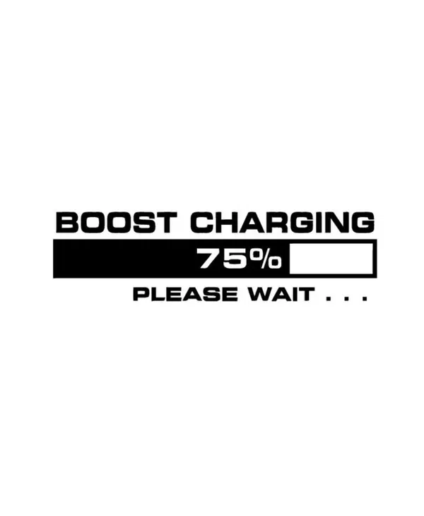 Dekal BOOST CHARGING