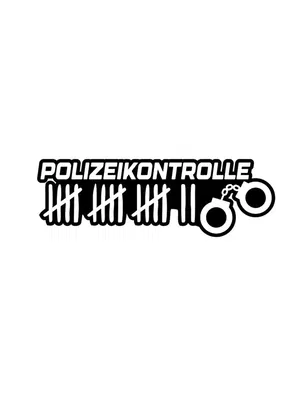 Dekal Polizeikontrolle