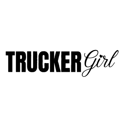Dekal TRUCKER Girl