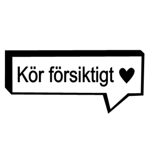 Dekal - Kör försiktigt