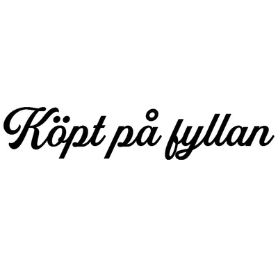 Dekal - Köpt på fyllan