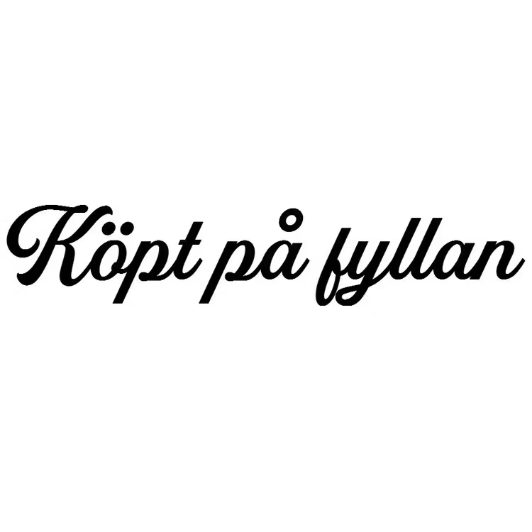 Dekal - Köpt på fyllan