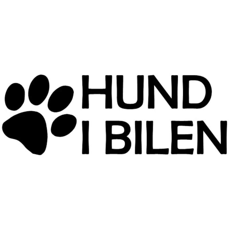 Dekal - HUND I BILEN