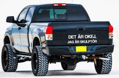 Dekal - Det är okej, jag är skulptör